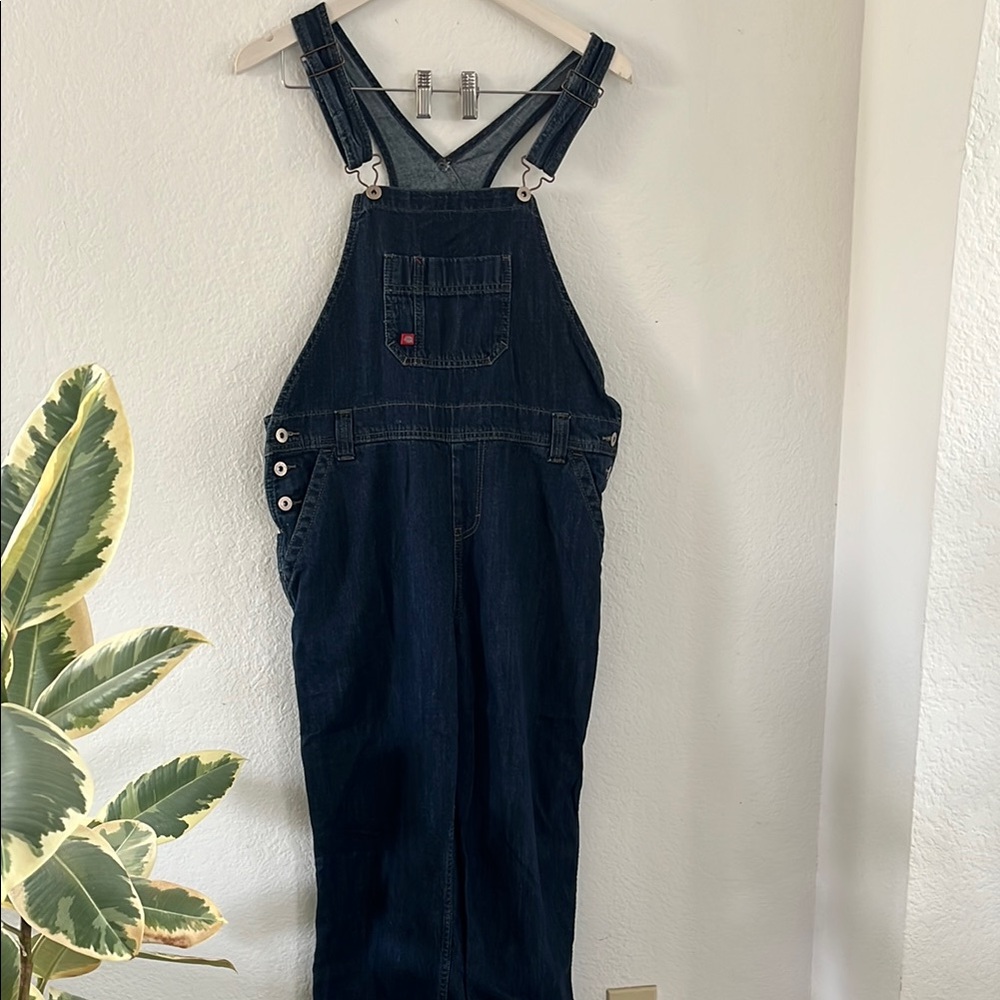 Dark Blue Dickies Denim Bib Overalls